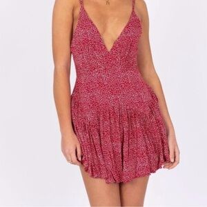 Princess Poly Red Romper